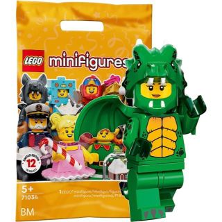 レゴ(Lego)のレゴ(LEGO)71034 ミニフィギュア シリーズ23 グリーンドラゴン(アメコミ)