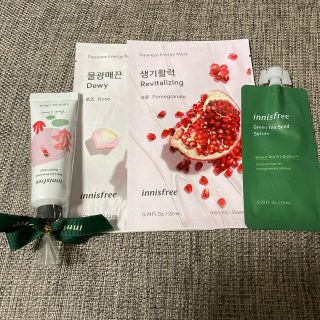 イニスフリー(Innisfree)の★イニスフリー　マスクシート　ハンドクリーム　セラム　サンプル  新品★(パック/フェイスマスク)