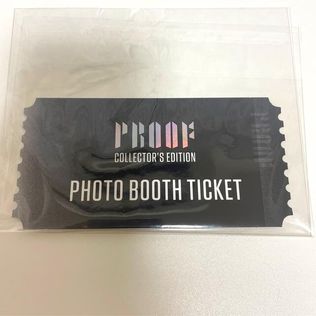 高評価の贈り物 BTS Proof PHOTO BOOTH TICKET