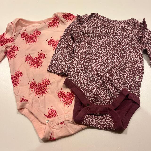 babyGAP(ベビーギャップ)のGAP 長袖 ロンパース 女の子 キッズ/ベビー/マタニティのベビー服(~85cm)(ロンパース)の商品写真