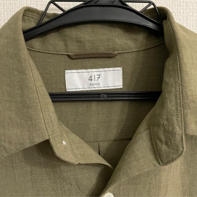 417 EDIFICE(フォーワンセブンエディフィス)の417エディフィス　半袖シャツ メンズのトップス(Tシャツ/カットソー(半袖/袖なし))の商品写真