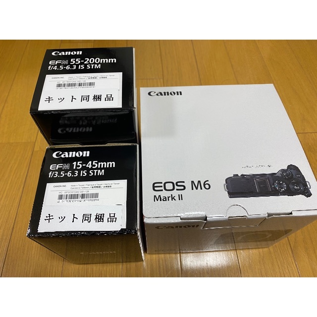 カメラCanon EOS M6 MarkII ダブルズームキット　元展示品