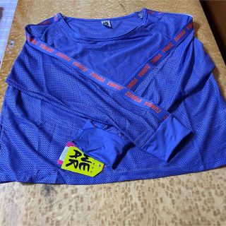 ズンバ(Zumba)の【新品・未使用品】ZUMBA®︎ウェア　トップス  メッシュ　パープル　Mサイズ(ダンス/バレエ)