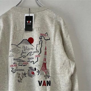 ヴァンヂャケット(VAN Jacket)の新品 90s VAN JACKET スウェット トレーナー バックプリント 刺繍(スウェット)