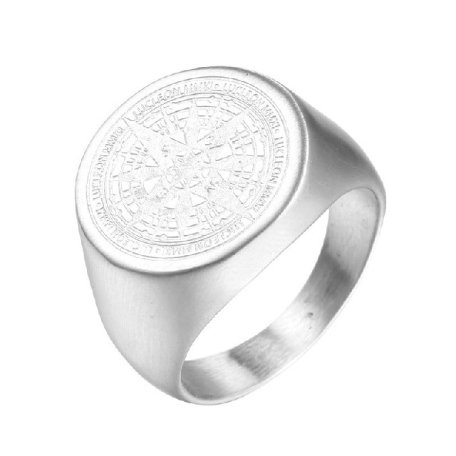 【SALE】リング メンズ シルバー オパール カレッジ 銀色 指輪 20号 メンズのアクセサリー(リング(指輪))の商品写真