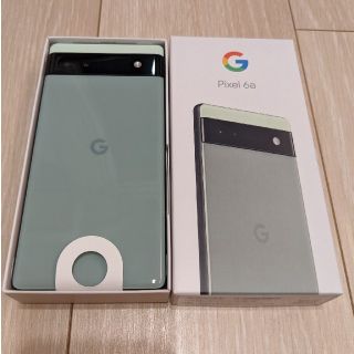 グーグルピクセル(Google Pixel)のGoogle pixel 6a SIMフリー 本体 グリーン Sage(セージ)(スマートフォン本体)