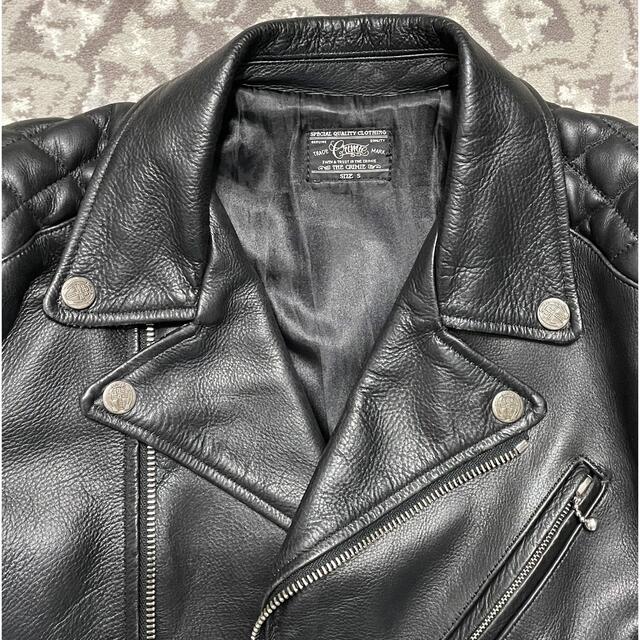 CRIMIE(クライミー)のクライミーライダースジャケットCRIMIE leather jacket メンズのジャケット/アウター(レザージャケット)の商品写真