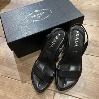 プラダ(PRADA)のプラダ　サンダル34ハーフ　36サイズくらいの方に(サンダル)