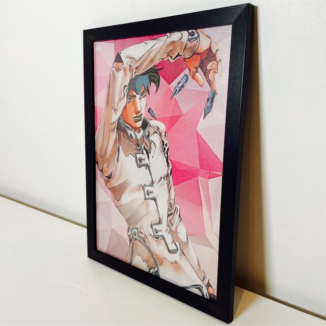 岸辺露伴　ポスター 額付きポスター】JOJO ジョジョの奇妙な冒険 岸辺露伴⑤(新品)の