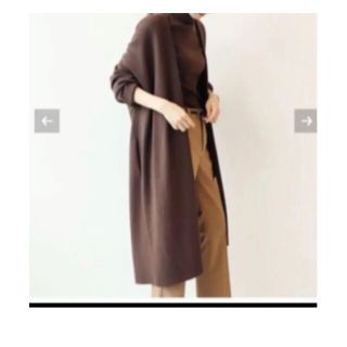 プラージュ】co/シルク RibロングVカーディガングレータグ付き amuch.cl