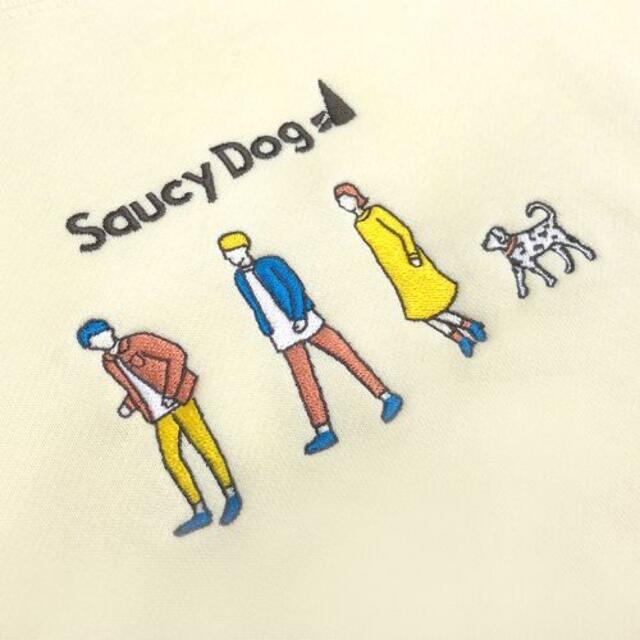 saucydog メンバーお散歩刺繍スウェット レディースのトップス(トレーナー/スウェット)の商品写真