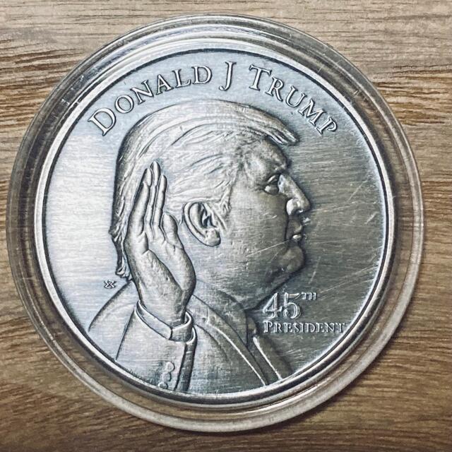 トランプ大統領　1オンス 銀貨　トランプティダンプティーハンプティーダンプティー