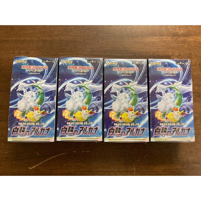 ポケモンカード　白熱のアルカナ シュリンク付新品未開封 4BOX