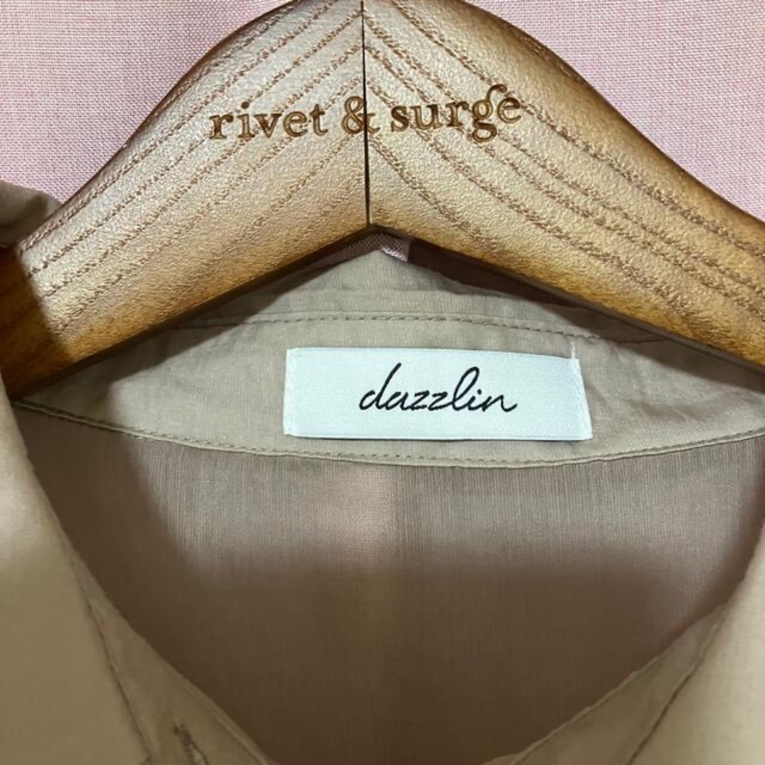 dazzlin(ダズリン)のダズリン　シースルーオーバーシャツ レディースのトップス(シャツ/ブラウス(長袖/七分))の商品写真
