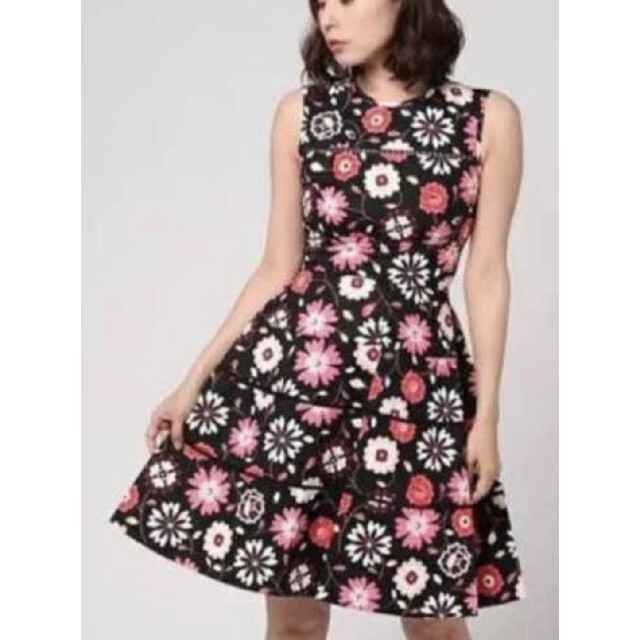 kate spade ノースリーブ花柄ワンピース