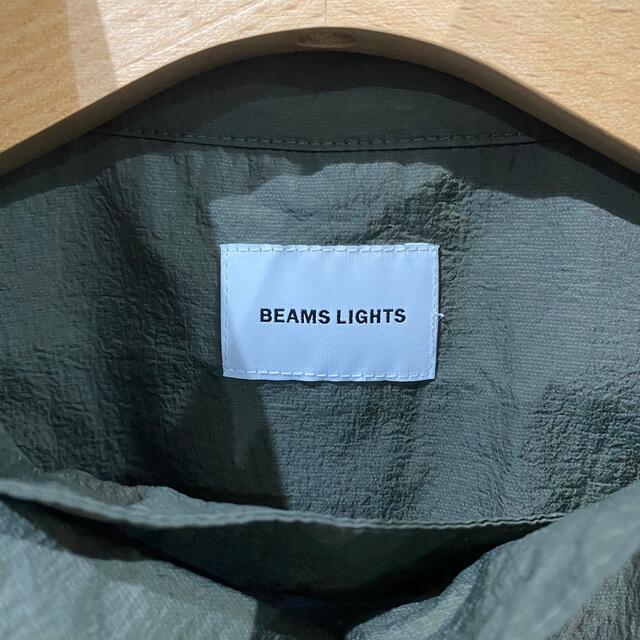 BEAMS LIGHTS(ビームスライツ)の新品　BEANS  ビームスライツ　ドライタッチ　ナイロン　モッズコート　Ｌ メンズのジャケット/アウター(モッズコート)の商品写真