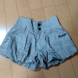 レピピアルマリオ(repipi armario)のみどたん様専用　レピピアルマリオチェック柄ショートパンツＳ１５０〜１６０センチ(パンツ/スパッツ)