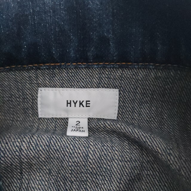 HYKE(ハイク)のHYKE デニムジャケット ビッグフィットtype3 size2 レディースのジャケット/アウター(Gジャン/デニムジャケット)の商品写真