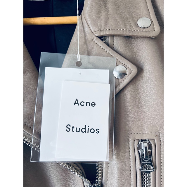 後払い手数料無料】 Acne ライダースジャケットmock AcneStudious Studios ライダースジャケット アクネストゥディオズ◇ショッパー 45×32×12