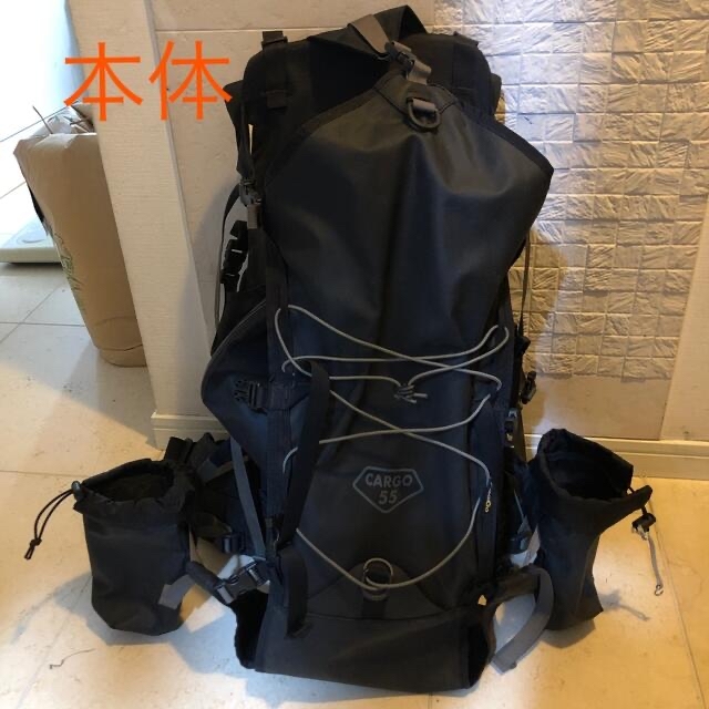 mont bell(モンベル)の【値下げしました】PAAGO WORKS  CARGO 55（used） スポーツ/アウトドアのアウトドア(登山用品)の商品写真