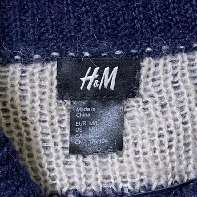 H&M(エイチアンドエム)のH&M(SWE)ビンテージネイティブモヘア混ニットガウンコート メンズのジャケット/アウター(その他)の商品写真