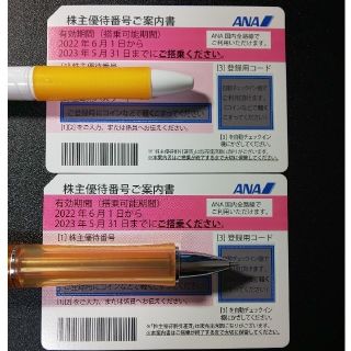 エーエヌエー(ゼンニッポンクウユ)(ANA(全日本空輸))のANA株主優待券2枚(その他)