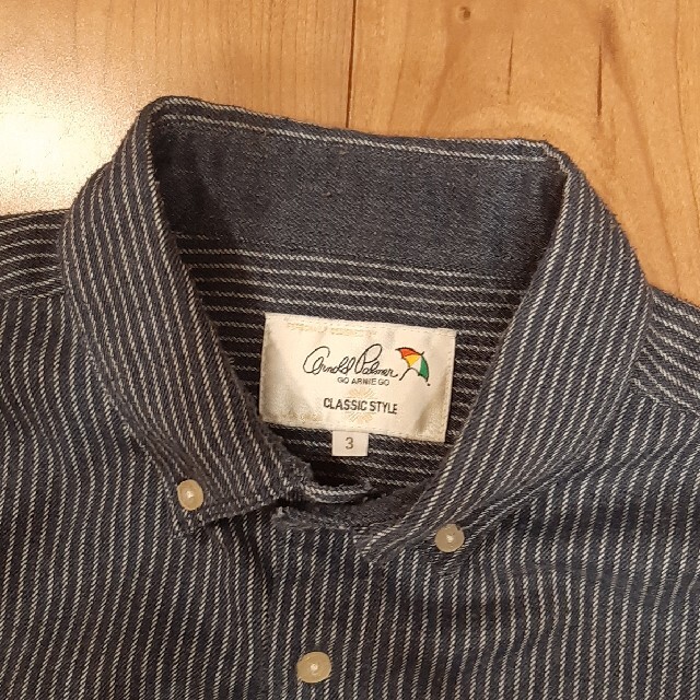 Arnold Palmer(アーノルドパーマー)のArnold Palmer ボタンダウンシャツ　メンズLサイズ メンズのトップス(シャツ)の商品写真