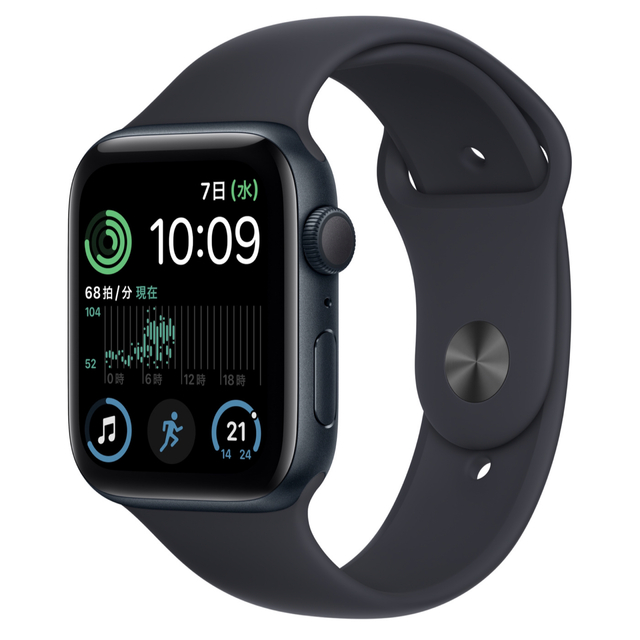 Apple Watch(アップルウォッチ)の未開封Apple WatchSEGPSモデル 40mmスペースグレイアルミニウム メンズの時計(腕時計(デジタル))の商品写真