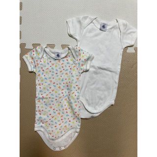 プチバトー(PETIT BATEAU)のプチバトー ロンパース 肌着  6m/67cm(ロンパース)