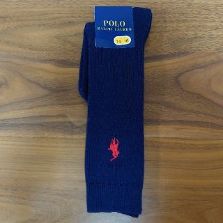 ポロラルフローレン(POLO RALPH LAUREN)のポロラルフローレン ハイソックス キッズ【14~16】ネイビー(靴下/タイツ)