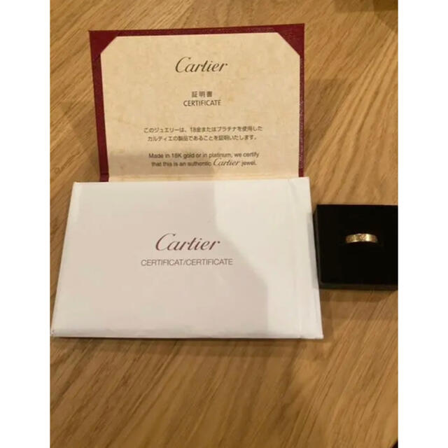 Cartier(カルティエ)のカルティエ　ラブリングミニ　ダイヤ レディースのアクセサリー(リング(指輪))の商品写真