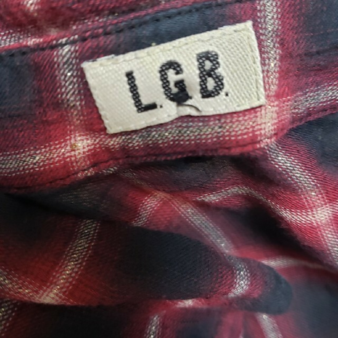 LGB(ルグランブルー)のLGB 一部銀糸ラメ　シワ加工シャツ メンズのトップス(シャツ)の商品写真