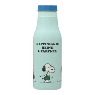 スターバックスコーヒー(Starbucks Coffee)のスタバ スヌーピー ステンレスロゴボトル PEANUTS ブルー 473ml(タンブラー)