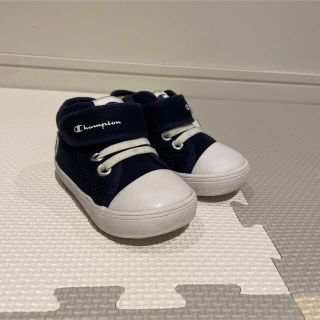 チャンピオン(Champion)のチャンピオン　ファーストシューズベビーシューズ　ネイビー13cm(スニーカー)