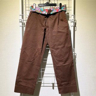 カーキ×インディゴ ヨウジヤマモト プールオム 01ss 裏地花柄