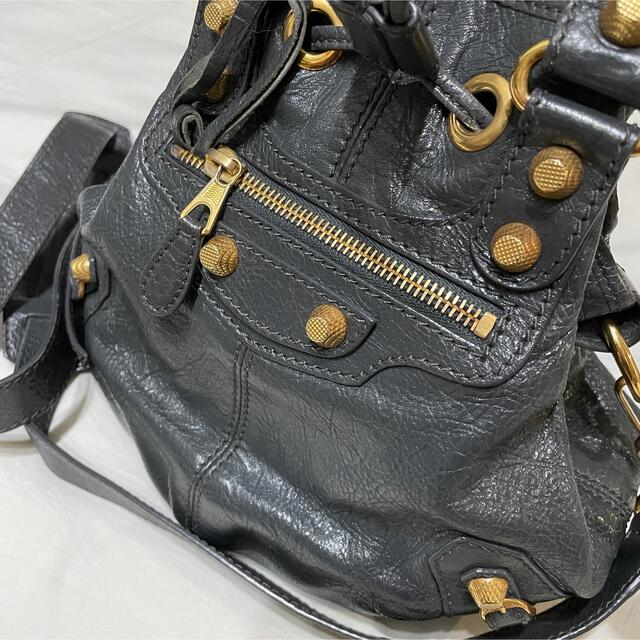 美品 バレンシアガ ジャイアント ミニポンポン 2wayバッグ