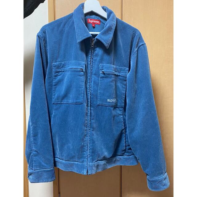 Supreme Corduroy Zip Jacket Blue