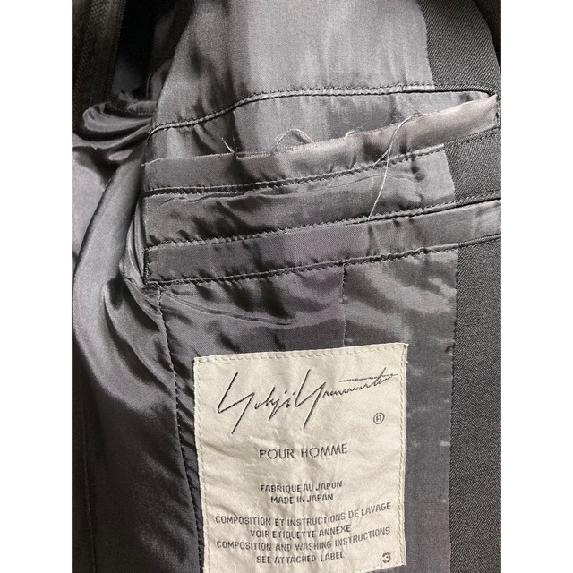 Yohji Yamamoto(ヨウジヤマモト)のyohji yamamoto pour homme フラップジャケット　19ss メンズのジャケット/アウター(テーラードジャケット)の商品写真