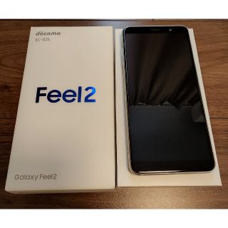 ギャラクシー(Galaxy)の【美品】GALAXY feel2 SC-02L ホワイト(スマートフォン本体)