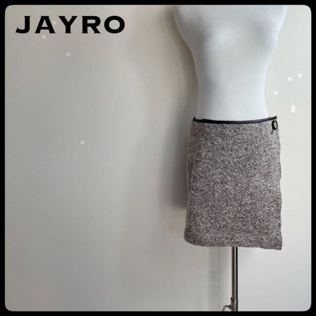JAYRO(ジャイロ)のJAYRO ジャイロ ラップスカート アンゴラ混 ミニスカート レディースのスカート(ミニスカート)の商品写真