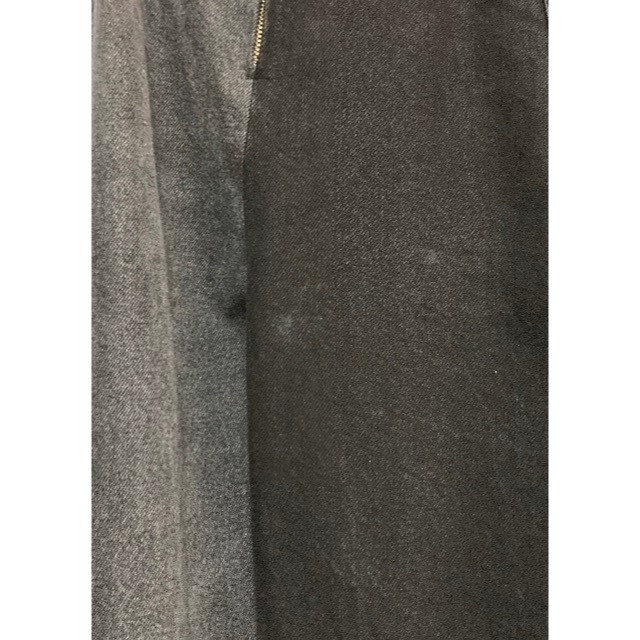 レースアップ 再構築 ジーンズ 77circa ナナナナサーカ 黒 リボン 革紐 レディースのパンツ(デニム/ジーンズ)の商品写真