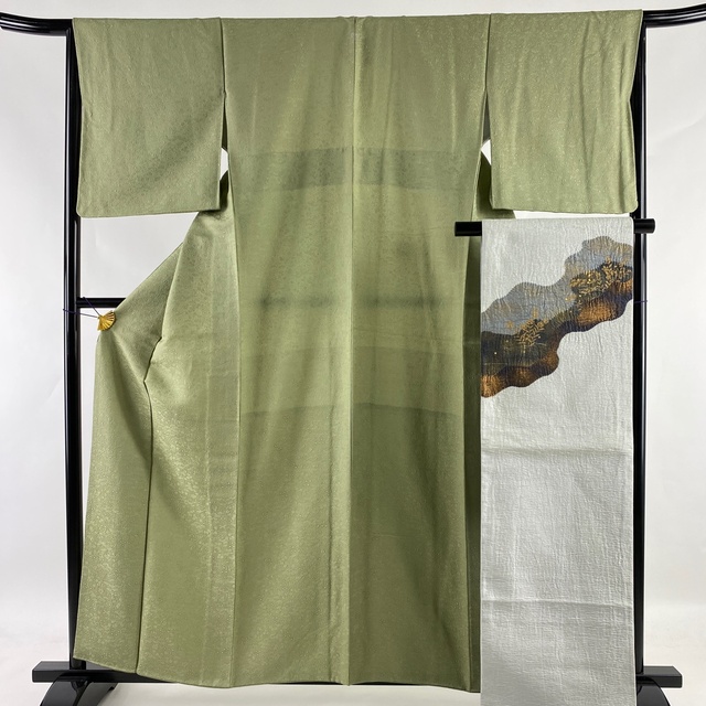 色無地 美品 秀品 身丈160.5cm 裄丈66.5cm 正絹 【中古】 - www ...