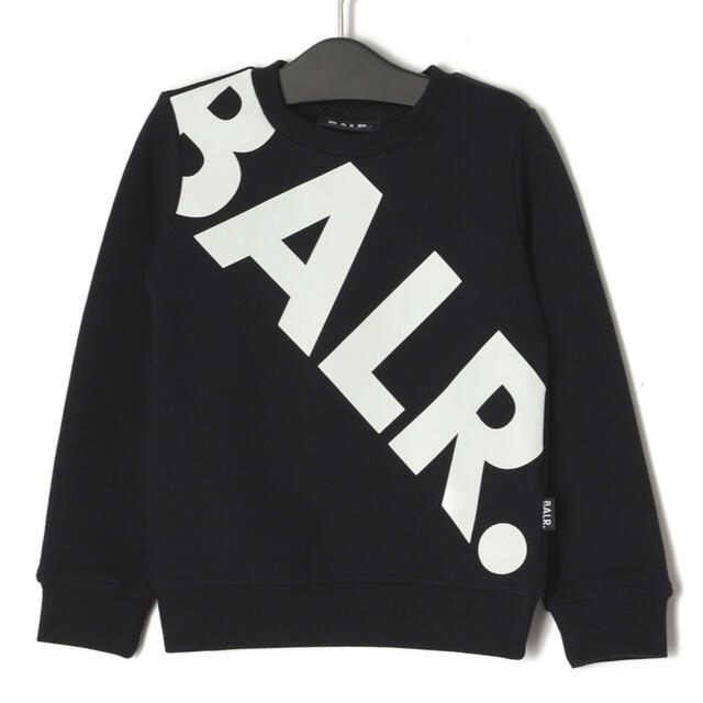 【新品】BALR. ボーラー　裏起毛トレーナー　ブラック/黒