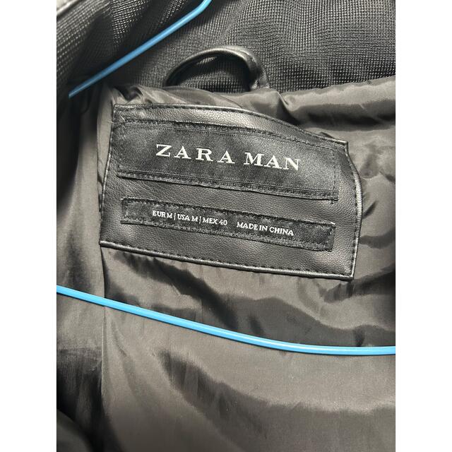 ZARA(ザラ)のZARA ダウンジャケットファー付き　メンズ　美品 メンズのジャケット/アウター(ダウンジャケット)の商品写真