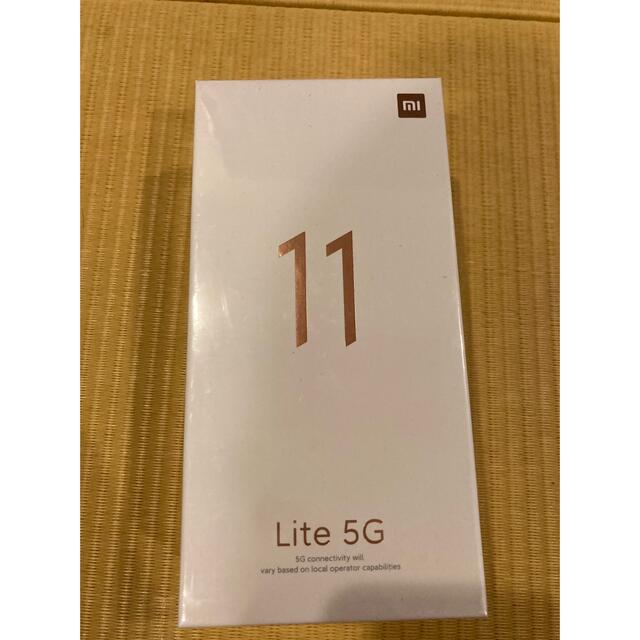 新品　Mi 11 Lite 5G Truffle Black SIMフリー