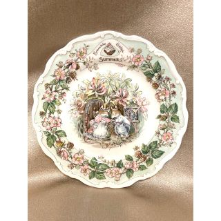 ロイヤルドルトン(Royal Doulton)のロイヤルドルトン　ブランブリーヘッジ　プレート　サマー(食器)