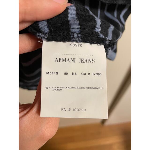 ARMANI JEANS(アルマーニジーンズ)のArmani jeans ハーフジップTシャツ メンズのトップス(Tシャツ/カットソー(半袖/袖なし))の商品写真