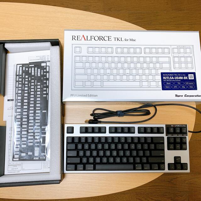 REALFORCE for Mac 英語配列 PZ-R2TLSA-US4M-BK