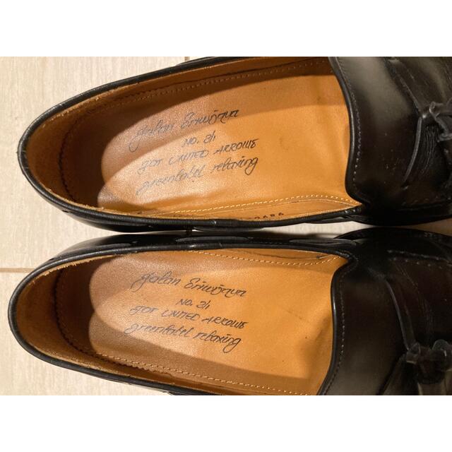 Crockett&Jones(クロケットアンドジョーンズ)のジャランスリワヤ　タッセルローファー38 ブラック メンズの靴/シューズ(ドレス/ビジネス)の商品写真