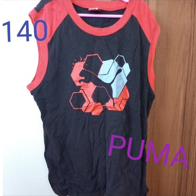 PUMA(プーマ)の140 プーマ ノースリーブ キッズ/ベビー/マタニティのキッズ服男の子用(90cm~)(Tシャツ/カットソー)の商品写真